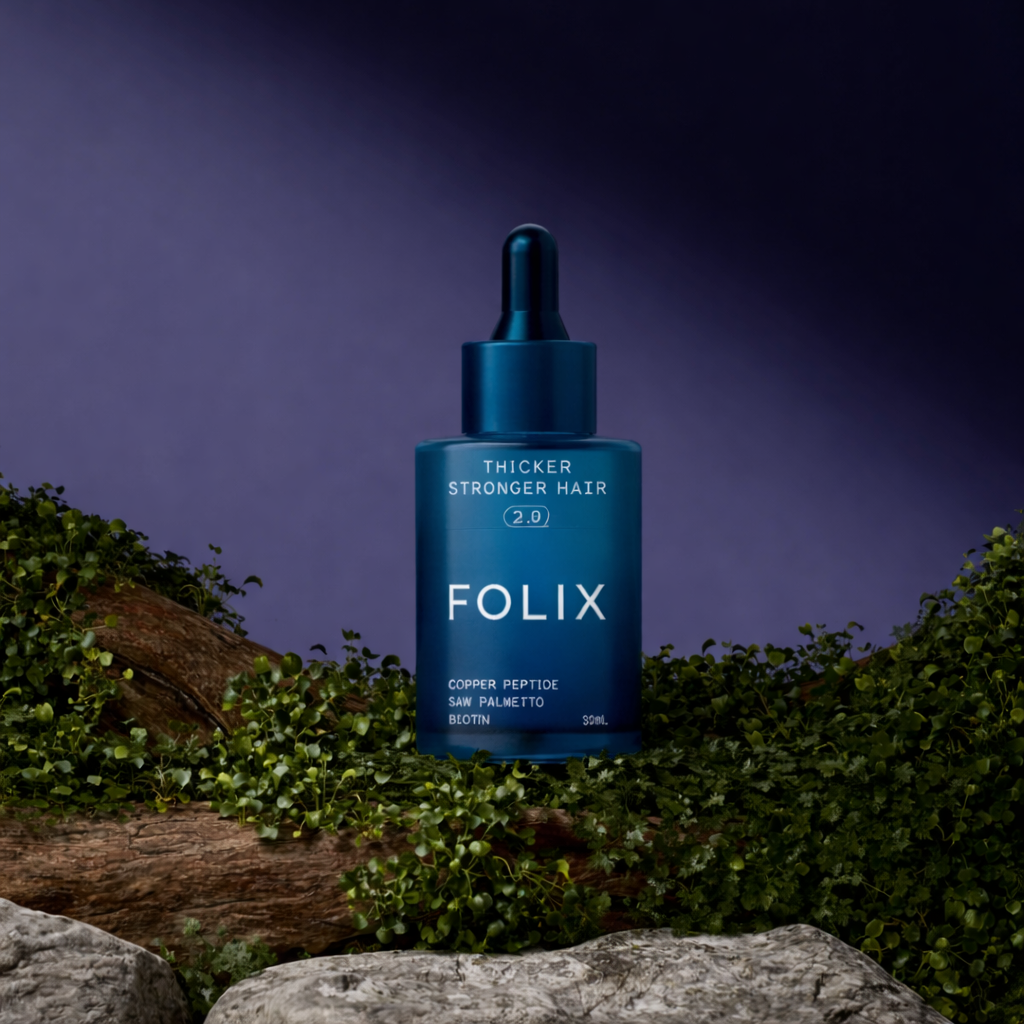 FOLIX Serum | Fórmula avanzada de péptidos de cobre para el crecimiento del cabello