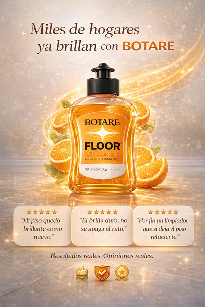 BOTARE Devuelve el brillo espejo a tu piso en 5 minutos (Olor naranja)