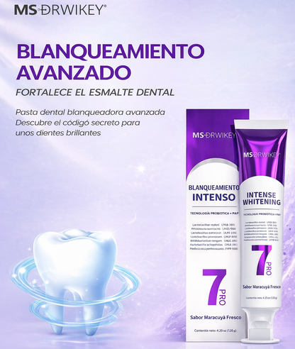 White7 Pro™ – Blanquea tus dientes hasta en 7 días y elimina el amarillo sin dañar el esmalte (SIN FLUOR)