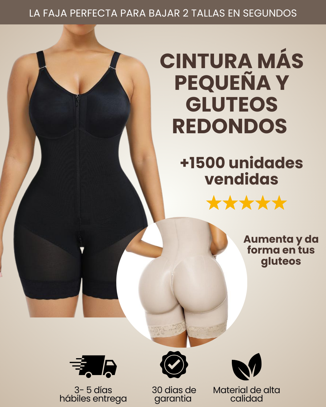 SLIMORA 360™ Faja moldeadora– Reduce hasta 2 tallas en 60 segundos
