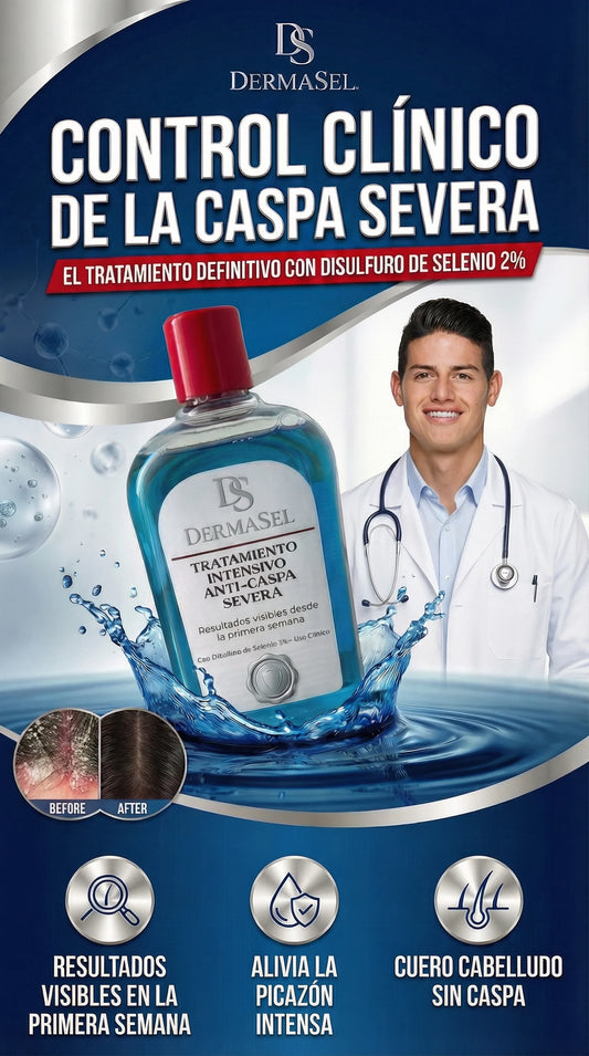DermaSel | Tratamiento clinico para la caspa severa